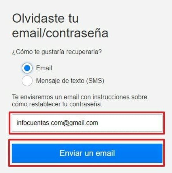 Reset Contraseña